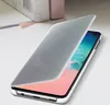 A white flip case for a Samsung Galaxy S10e phone is shown on a white surface. Náhled obrázku produktu