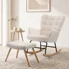 MODFU Relaxsessel Schaukelstuhl,Relaxstuhl mit Hocker und Produktbild-Vorschau 2