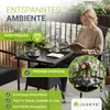 Juskys Polyrattan Gartentisch Yoro eckig - wetterfest 60x60 Produktbild-Vorschau 3