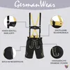 kurze Trachtenlederhose Toni Lederhosen mit Hosenträger, Produktbild-Vorschau 6