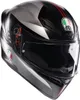 Kask AGV K1 S Lap, czarny mat/czerwony, S (55/56) Podgląd zdjęcia produktu 1