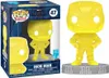 A Funko Pop! vinyl figure of Iron Man from the Infinity Saga, displayed in its packaging and next to the figure on its base. Produktbild-Vorschau