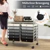 Wózek COSTWAY z 12 szufladami do sztaplowania, wózek z Podgląd zdjęcia produktu 8