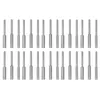 A set of 30 chainsaw sharpening stones arranged in two rows on a white background. Produktbild-Vorschau