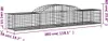 The Living Store Gabionen mit Hochbogen 9 Stk. 300x50x40/60 Produktbild-Vorschau 6