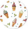 MuchoWow® Mauspad Mousepad Muster - Sommer - Eiscreme 30x30 Produktbild-Vorschau 1