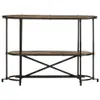 vidaXL Konsolentisch 110x42x76 cm Altholz Massiv Produktbild-Vorschau 2