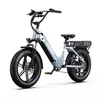 A studio shot of a gray electric bicycle against a white background. Produktbild-Vorschau