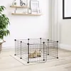 vidaXL Gabbia per animali domestici a 8 pezzi con porta Anteprima dell’immagine prodotto 8