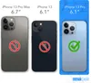 Comparison of iPhone models and their screen sizes, indicating compatibility with a case. Produktbild-Vorschau