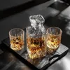KANARS 5 Teiliges Whisky Karaffe und Gläser Set, Bleifrei Produktbild-Vorschau 4