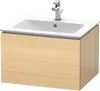 Waschtischunterbau L-CUBE 620x481x400mm mediterrane eiche Produktbild-Vorschau 1