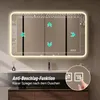 MODFU Badspiegel met LED-verlichting, badkamerspiegel met Productafbeelding-voorbeeld 8