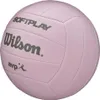 A pink volleyball with branding. Podgląd zdjęcia produktu