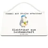 Mr. & Mrs. Panda wandtafel Elektriker Leidenschaft DIN A6 - Produktbild-Vorschau 3