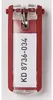 DURABLE Schlüsselanhänger Key Clip 6 Stück gelb Náhľad obrázku produktu 14