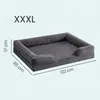 FEANDREA Orthopädisches Hundebett XXXL, abnehmbarer Bezug, Produktbild-Vorschau 8