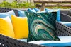 MuchoWow® Outdoor Kissen - Marmoroptik - Luxus - Gold - Produktbild-Vorschau 4