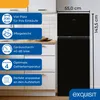 Exquisit Kühl-Gefrier-Kombination, Kühlschrank mit Produktbild-Vorschau 3