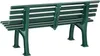 Gartenbank JUIST 4-Sitzer Länge 2000 mm, grün Produktbild-Vorschau 2