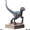 Jurassic World Icons Statue Velociraptor Blue 9 cm Produktbild-Vorschau 1