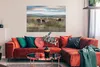 MuchoWow® Poster Schottische Hochlandrind - Nebel - Gras Produktbild-Vorschau 2