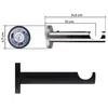 Voppi Gardinenstange Loft 1-läufig 340 cm 19 mm schwarz, Produktbild-Vorschau 5