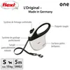 Flexi One S 5 m 15 kg Guinzaglio bianco  Bianco Taglia Anteprima dell’immagine prodotto 10