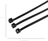 Opaska Zaciskowa Kablowa Mocna 4,6x250mm czarna 100 sztuk Podgląd zdjęcia produktu 27