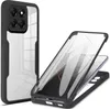 A product shot of a phone case, with one case shown assembled and another shown disassembled to reveal the phone inside. Anteprima dell’immagine prodotto