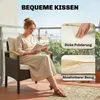 Outsunny Rattan Bistroset 3 teiligesGartenmöbel-Set mit 2 Produktbild-Vorschau 7