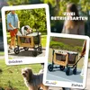 PawHut 2 en 1 Chariot pour chiens Buggy pliable pour chiens Voir les images du produit 4