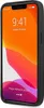 A black iPhone case is shown with the phone's screen displaying the lock screen. Voir les images du produit