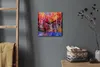 Coloray Uhr auf Leinwand 30x30 cm Wand Uhr Dekoration Produktbild-Vorschau 4