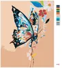 Zuty - Malen nach Zahlen - BLUMIGER SCHMETTERLING, 40x50 Produktbild-Vorschau 3