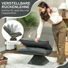 HOMCOM Bodenstuhl Drehbar Bodensessel mit 5-Fach Produktbild-Vorschau 5