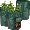 Relaxdays Kartoffel Pflanzsack 3er Set, Kartoffelsack mit Produktbild-Vorschau 1