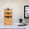Relaxdays Cassettiera, bambù e MDF, dimensioni: 28x17x21,5 Anteprima dell’immagine prodotto 2