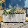 LECHUZA Bac à plantes BALCONERA Cottage 50 Marron sable | Voir les images du produit 17