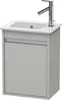 Waschtischunterbau KETHO 550x400x285mm Ans links betongrau Produktbild-Vorschau 1