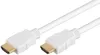 goobay High Speed HDMI Kabel mit Ethernet vergoldet weiß 1 Produktbild-Vorschau 2