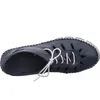 Gemini Damen Sneaker Leder Cutouts sportliche Schnürschuhe Produktbild-Vorschau 9