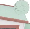 vidaXL Velká králíkárna hnědobílá 201x45x85 cm dřevo Náhled obrázku produktu 6