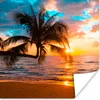 MuchoWow® Poster Palme - Sonnenuntergang - Horizont - Produktbild-Vorschau 1