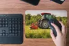 MuchoWow® Mauspad Mousepad Traktor - Rot - Natur - Grün - Produktbild-Vorschau 4