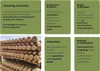TIMBERMIK ⌀ 8cm 4-Pack Spitze Holzpalisaden Länge: 80 cm Produktbild-Vorschau 3