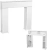 Nexus Weißer, raumhoher, freistehender Kamin. Kaminschrank, Produktbild-Vorschau 9