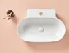 PISA Waschbecken 56 cm x 40 cm x 12,5h,  mit Schaftventil Produktbild-Vorschau 2
