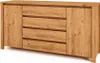 Kommode Tinci aus Wildeiche massiv 150x45x77 mit 2 Türen 4 Produktbild-Vorschau 1