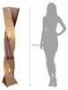 Stehlampe Marco 150cm Rattan Bananenblatt Boho Natur Produktbild-Vorschau 3
